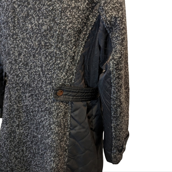 Claire France marled grey winter jacket size 14 - Picture 7 of 11